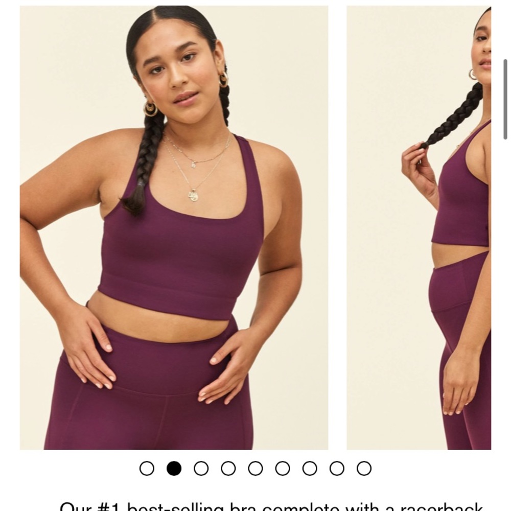 Paloma bra in plum girlfriend collective